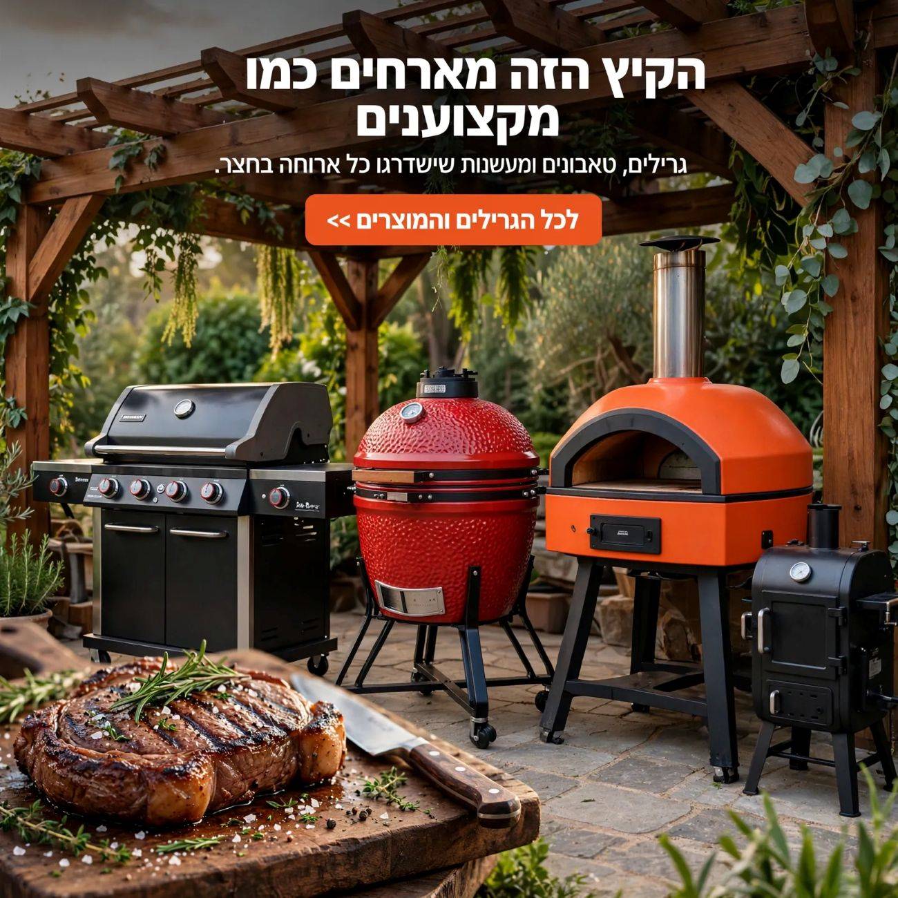 גרילים ומעשנות>>