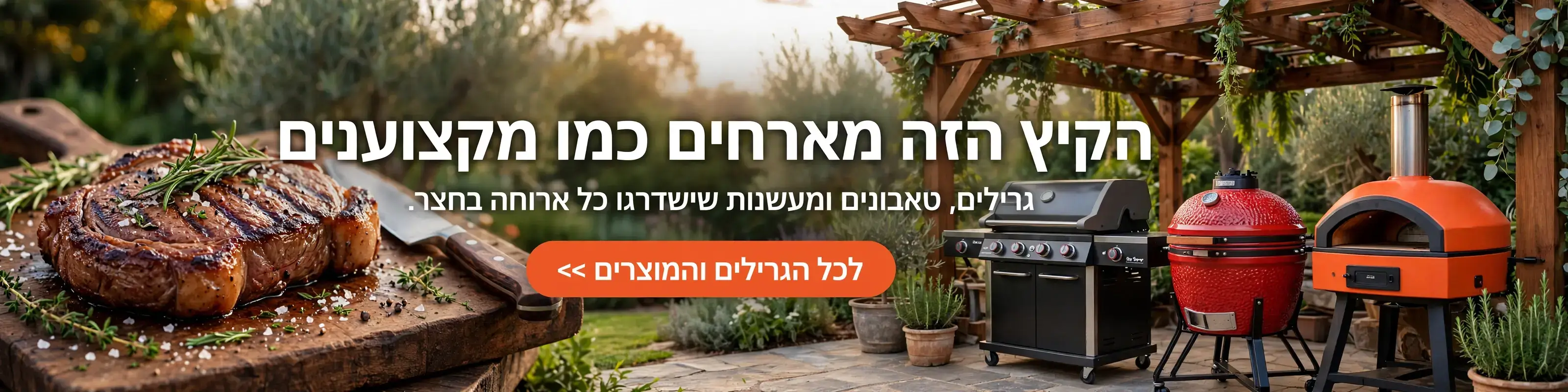 גרילים ומעשנות>>