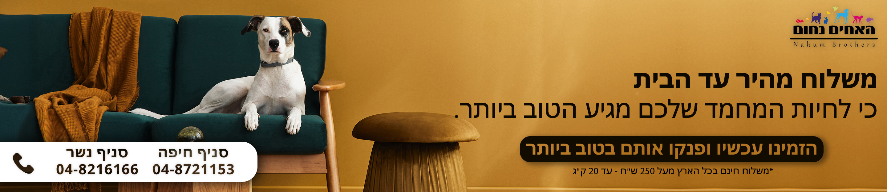 משלוחים חינם