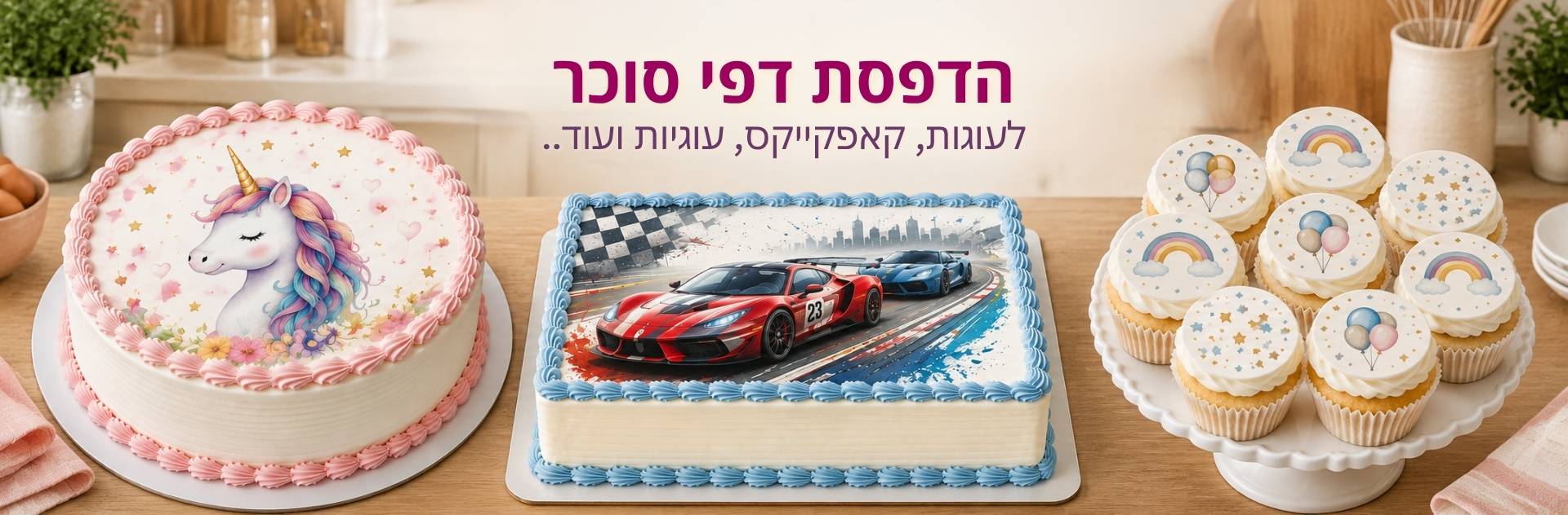 דף סוכר לעוגה