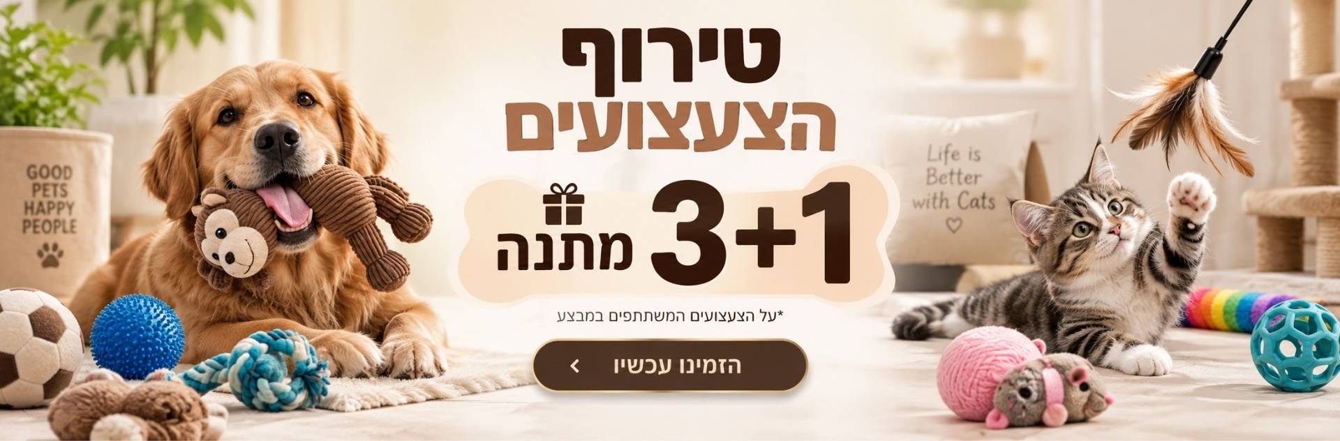 3+1 על הצעצועים
