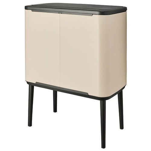 פח אשפה למטבח ברבנטיה BO brabantia טאץ הפח עם הרגליים 36 ליטר צבע בז' עדין מקט Y-201189 - עולם הפרזול 04