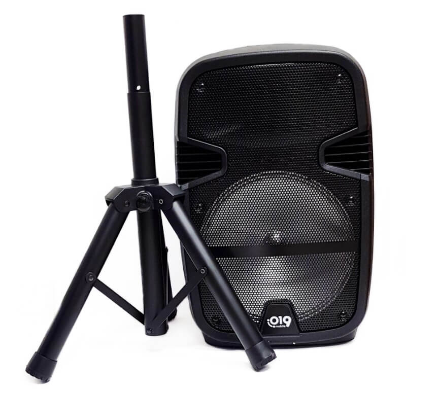 מארז בידורית MUSIC BASS TWS 12 אינץ וחצובה שחור 