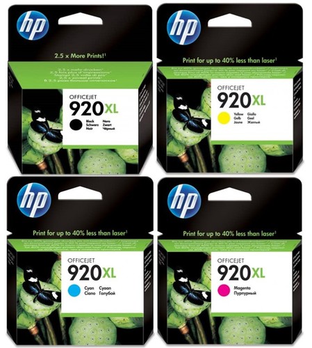 סט דיו מקורי שלם HP 920XL