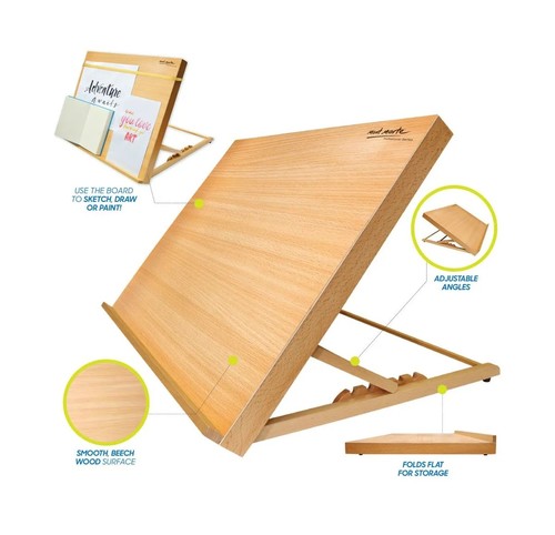 לוח לציור מתכוונן עם רצועה בגדול Drawing Board A3