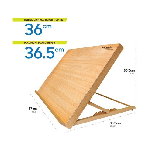 לוח לציור מתכוונן עם רצועה בגדול Drawing Board A3