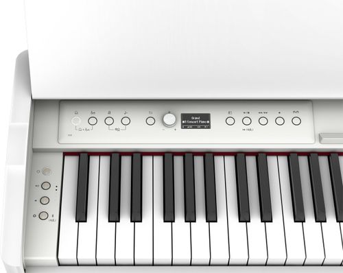 פסנתר חשמלי בצבע לבן Roland F701-WH
