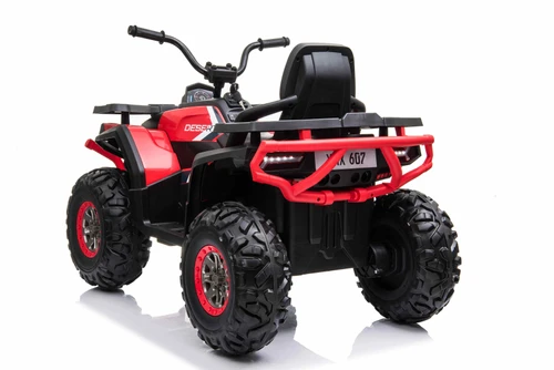 טרקטורון 12V דגם DESERT בצבע אדום
