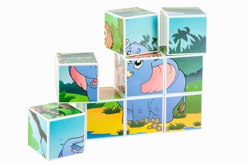 פאזל קוביות חיות 