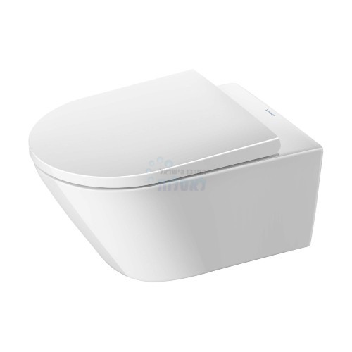אסלה דורוויט 2577090000 21690000 DURAVIT | אסלה תלויה רימלס | לבן | D-NEO 54
