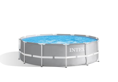 בריכת עמודים פריזמה עגולה אינטקס INTEX 366X99