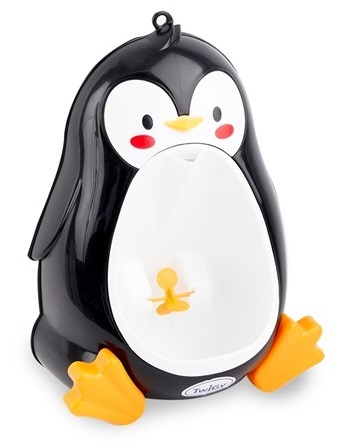 משתנון גמילה בצורת פינגווין עם שבשבת עידוד