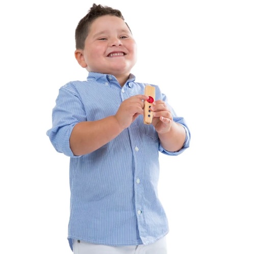 קאזו Kazoo לנגינה מעץ מלא לילדים
