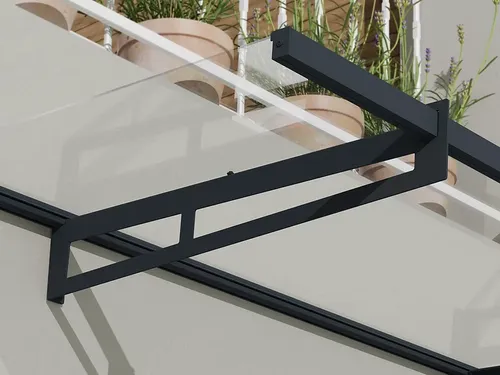 גגון Bremen אפור שקוף 0.9x2.1 מק