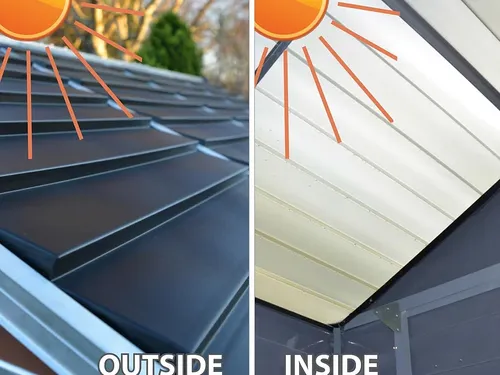 מחסן גינה Skylight אפור 1.9x3.8 מק