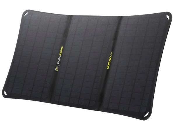 פאנל סולארי גמיש מתקפל GOALZERO NOMAD 20 - הספק 20W
