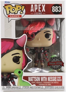 POP&Buddy: Apex Legends-Cyber Punked Wattson w/Nessie (מדבקה כסופה) Funko