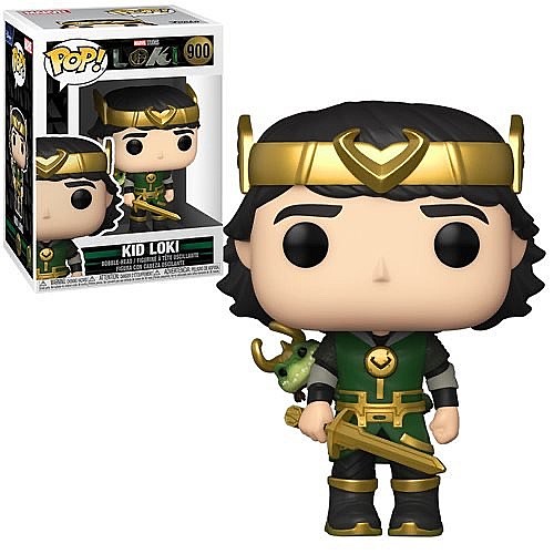 Funko Pop! MARVEL Loki Series - Kid Loki w/ Aliigator Loki #900