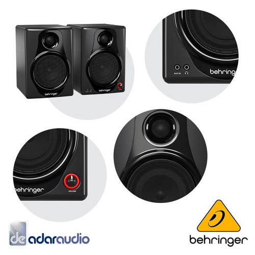 זוג מוניטורים BEHRINGER MEDIA 40USB