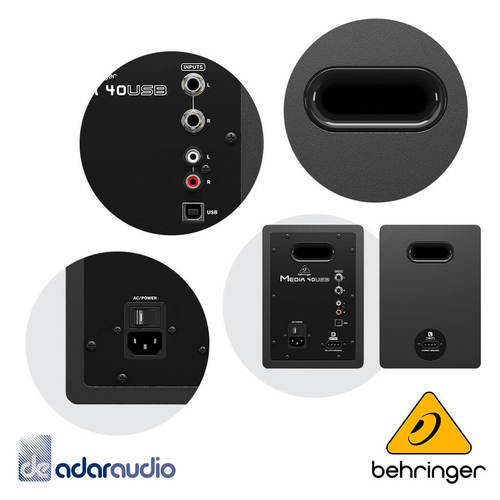זוג מוניטורים BEHRINGER MEDIA 40USB