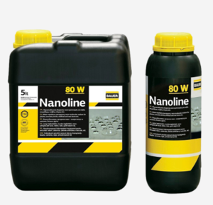 ציפוי דוחה מים במראה שקוף מט 5 ק"ג Nanoline 80