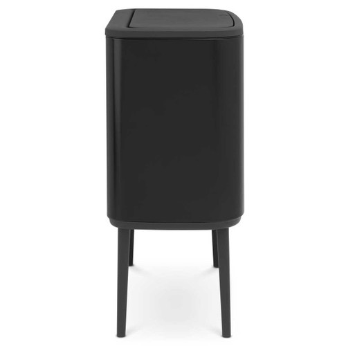  פח אשפה הפרדה / מיחזור למטבח ברבנטיה BO brabantia טאץ הפח עם הרגליים 36 ליטר צבע שחור מט מקט Y-316203 - עולם הפרזול 03