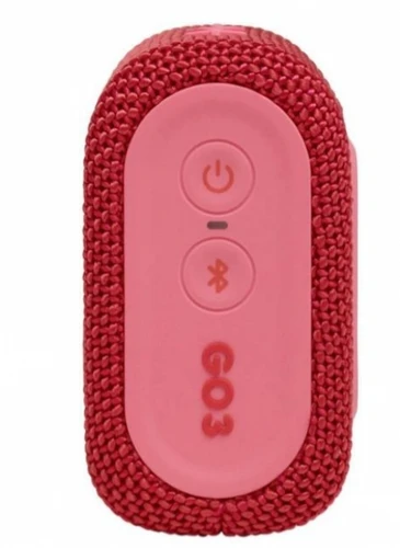 רמקול נייד JBL Go 3 אדום (יבואן רשמי)