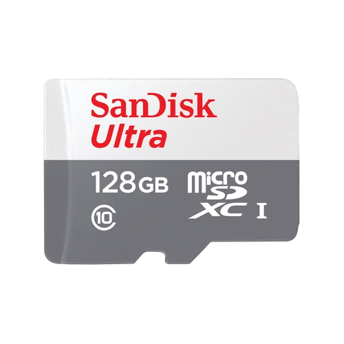 כרטיס זיכרון SanDisk Ultra SDSQUNR-128G Micro SD 100MB/s Class 10 נפח 128GB