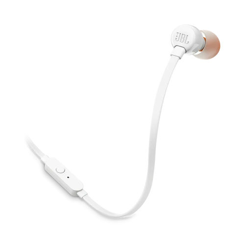 אוזניות ‏חוטיות JBL T110 לבן (יבואן מקביל)