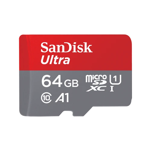 כרטיס זיכרון SanDisk Ultra SDSQUA4-064G Micro SD 120MB/s Class 10 A1 נפח 64GB