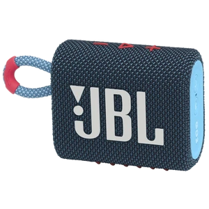 רמקול נייד JBL Go 3 כחול/ורוד (יבואן רשמי)
