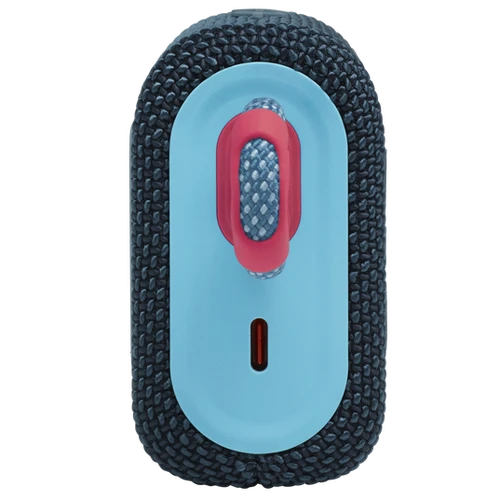 רמקול נייד JBL Go 3 כחול/ורוד (יבואן רשמי)