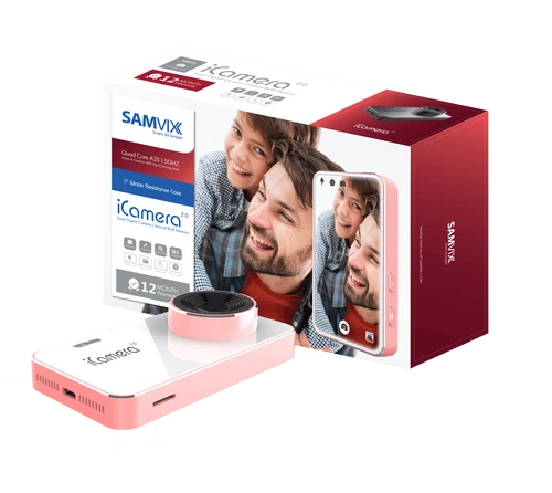 מצלמת 2.0 SAMVIX iCamera ורוד