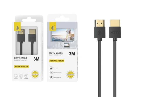 כבל HDMI 1.4 איכותי One Plus B5909 באורך 3 מטר 