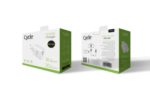 מטען מהיר במיוחד Cycle-QC QC3.0 18W PD 20W