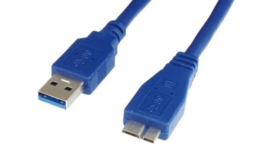 כבל לכונן קשיח חיצוני/סורק שולחני חיבור USB 3.0 ל-Micro USB אורך 1 מטר