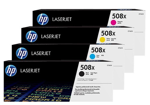 סט טונרים מקוריים דגם HP 508X