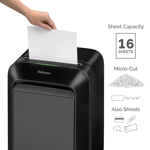מגרסת נייר משרדית קטנה Fellowes LX210