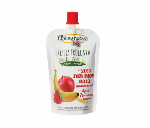 סמוצ'י תפוח תות בננה (100 גרם) - נטורה נובה