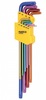סט 9 מפתחות TORX צבעוני במחזיק מבית KASCO