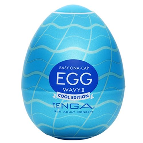 ביצת אוננות מקורית תוצרת יפן Tenga - Egg Wavy II Cool Edition 