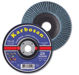 דיסק פלאפ שטוח למשחזת 4.5 גרעין 40 תוצרת KARBOSAN