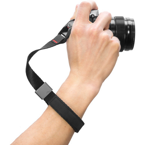 רצועת יד למצלמה Peak Design Cuff Camera Wrist Strap שחורה