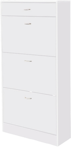ארון נעליים 3 תאים ומגירה דגם שלהבת מבית Tudo Design