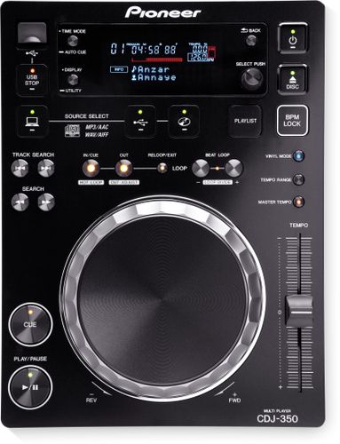 CDJ-350 סידיג'יי עם תאימות לתוכנת rekordbox מבית PIONEER