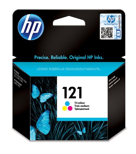 ראש דיו צבעוני HP 121