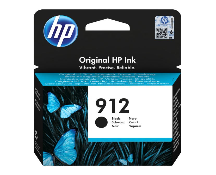 ראש דיו שחור HP 912