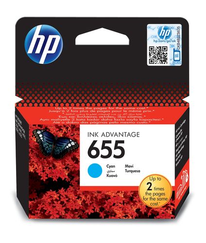 ראש דיו כחול HP 655