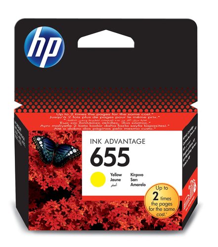 ראש דיו צהוב HP 655
