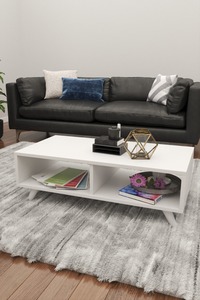 שולחן סלון פרקטי עם 2 חללי אחסון Tudo Design דגם תמרה